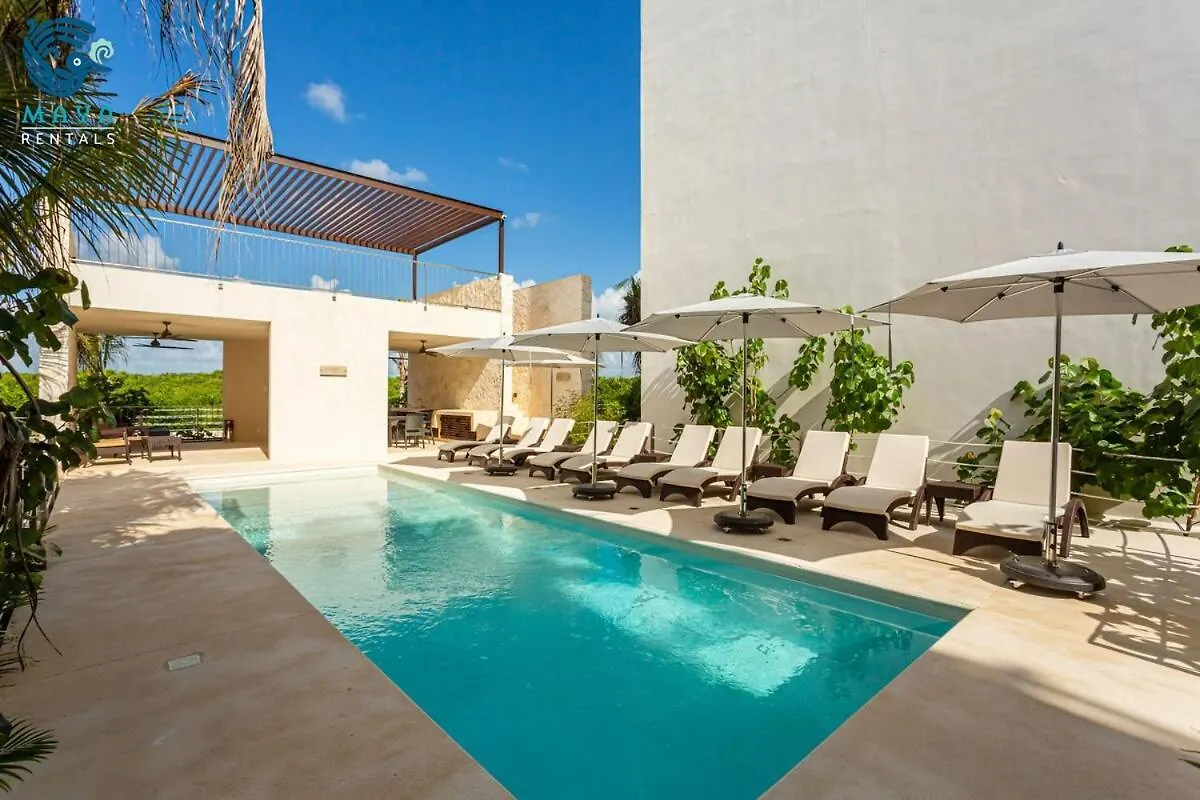 Luxurious Penthouse By The Beach Akumal Apartment